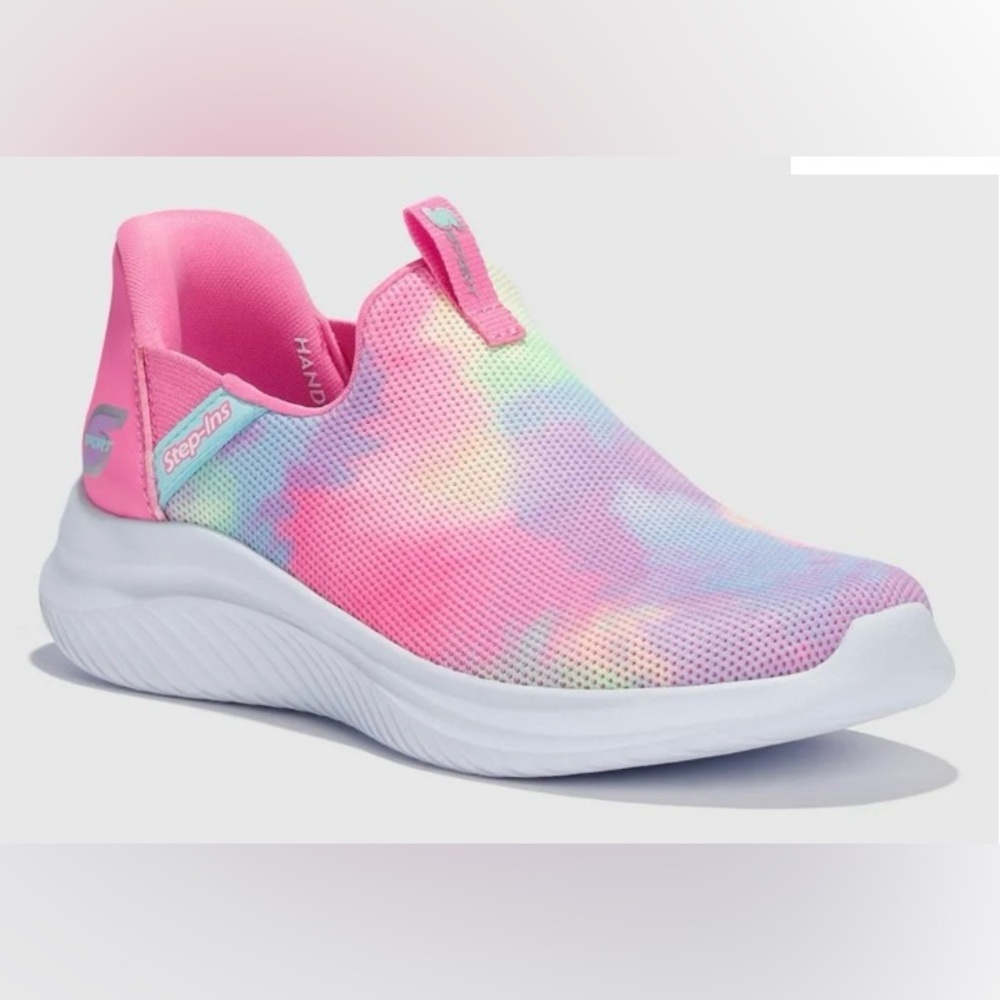 Skechers S sport girls Bailey tie dye step ins